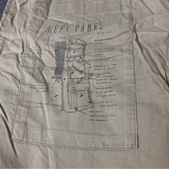 Vintage Mens Banana Republic Tactical Multi pocket Fishing Vest Men’s Sz Medium - Picture 7 of 10